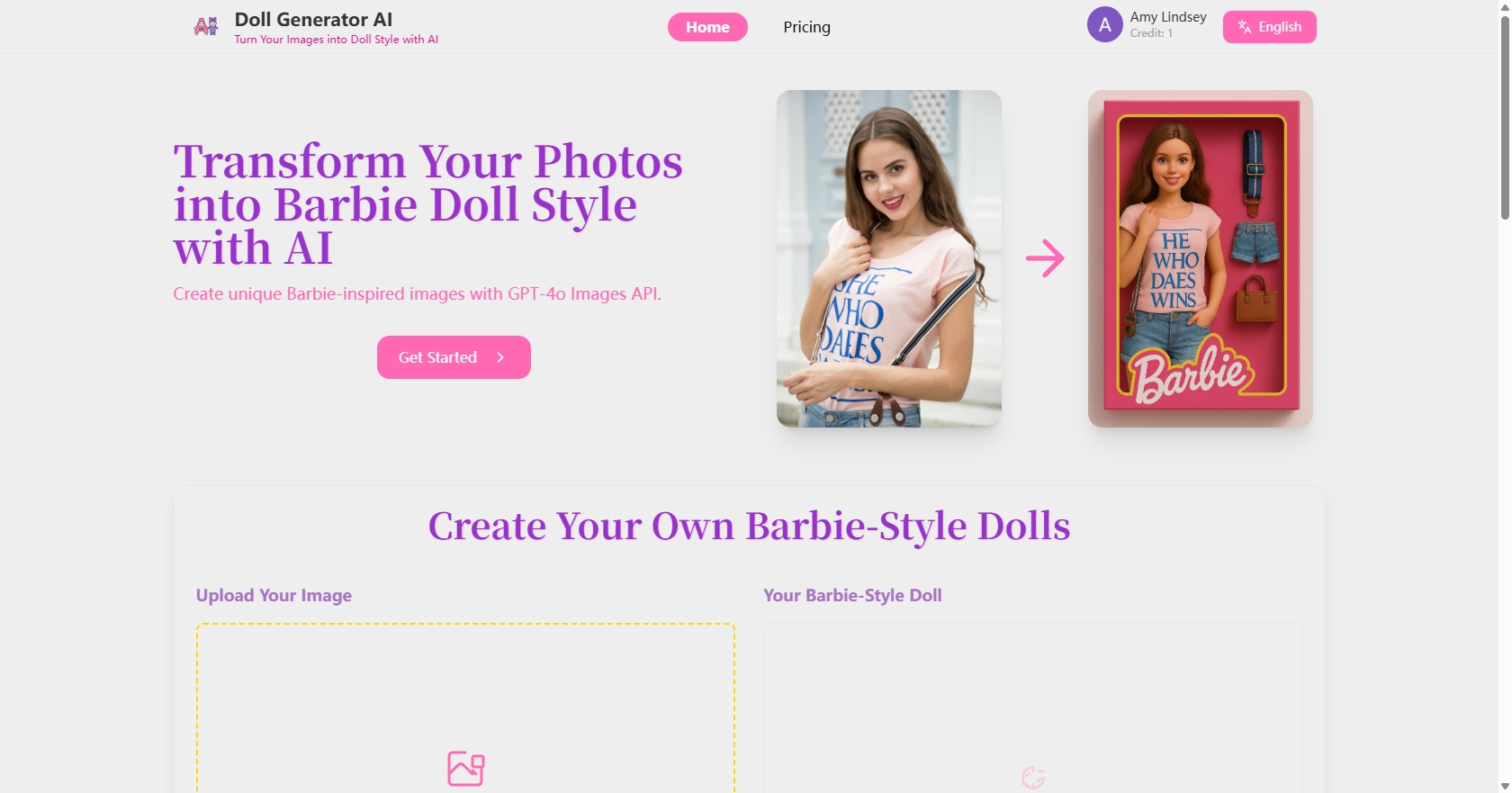 Transform Your Photos into Barbie Doll Portraits with AI Technology
