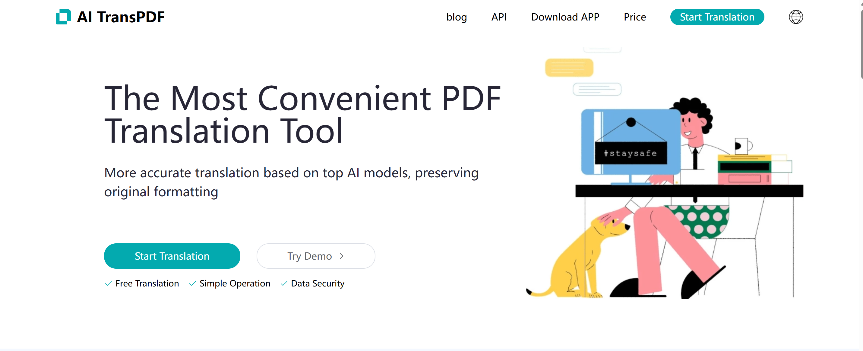 AI TransPDF: Accurate Online Document Translation for PDFs and More