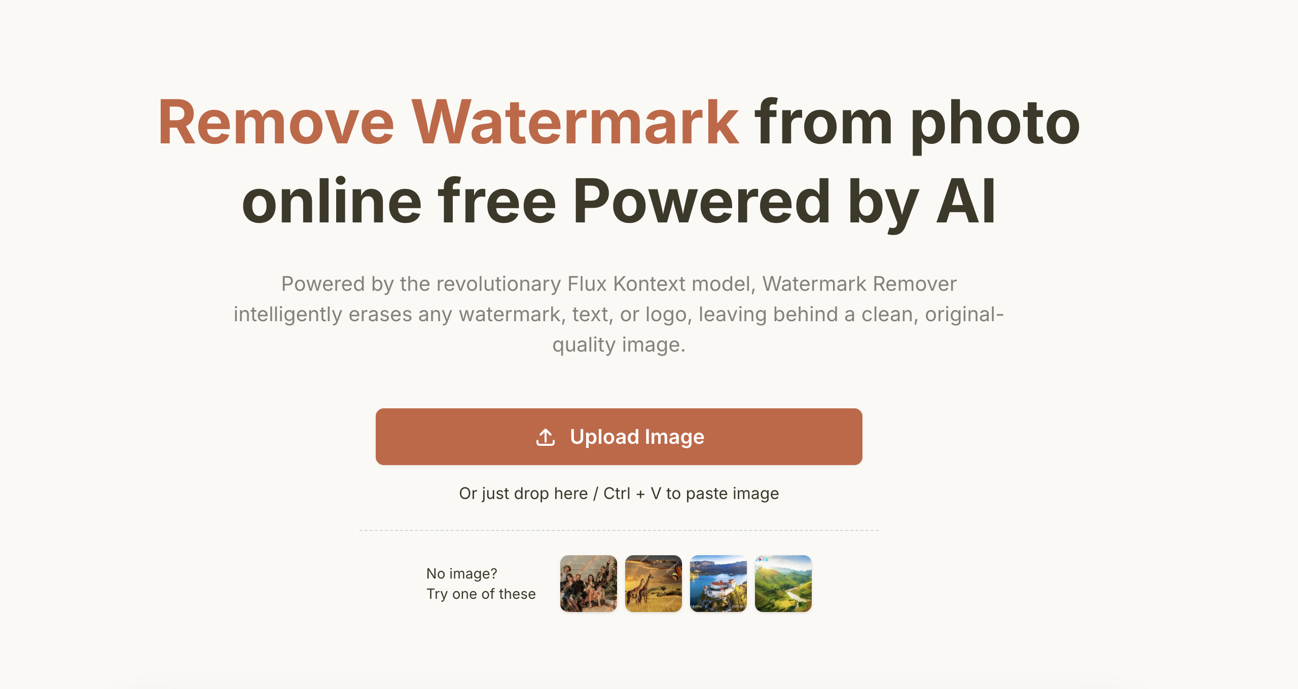 Effortless Watermark Removal for Free