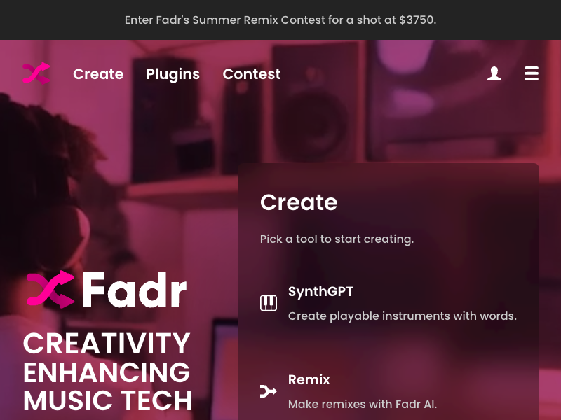 Fadr - AI Music Maker